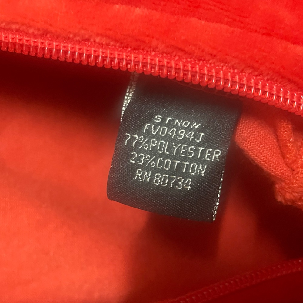 BCBGMaxAzria Velvet Zip Up Jacket with Floral and Tiger Embroidery Patches - Picture 11 of 12